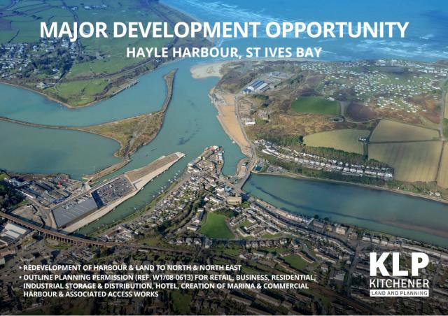 MAJOR DEVELOPMENT OPPORTUNITY HAYLE HARBOUR, ST IVES BAY