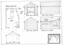 Burrows/PL01/16/A - Proposed Plan and Elevation